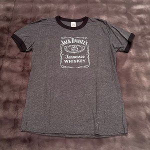 Jack Daniel's Ringer Short Sleeve T-Shirt (Medium) - NWOT